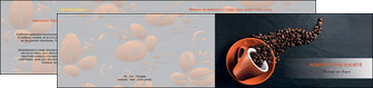 creer modele en ligne depliant 2 volets  4 pages  bar et cafe et pub cafe bar torrefacteur MLGI31986