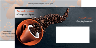 maquette en ligne a personnaliser enveloppe bar et cafe et pub cafe bar torrefacteur MLGI31996
