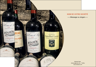 personnaliser maquette affiche vin commerce et producteur caviste vin vignoble MIDBE32000