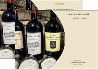 faire flyers vin commerce et producteur caviste vin vignoble MIDBE32010