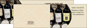 personnaliser modele de carte de visite vin commerce et producteur caviste vin vignoble MIDBE32022