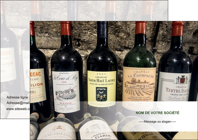 modele en ligne affiche vin commerce et producteur caviste vin vignoble MIDBE32066