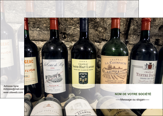 personnaliser maquette affiche vin commerce et producteur caviste vin vignoble MIDBE32070