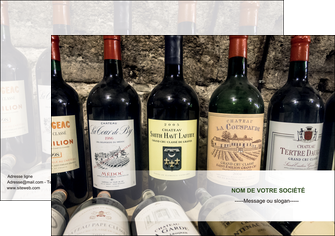realiser affiche vin commerce et producteur caviste vin vignoble MIDBE32072
