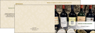 imprimer depliant 2 volets  4 pages  vin commerce et producteur caviste vin vignoble MIDBE32076
