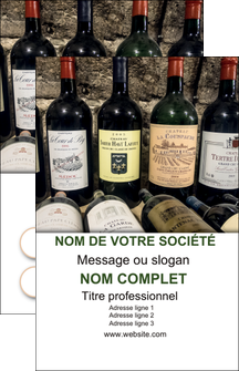 impression carte de visite vin commerce et producteur caviste vin vignoble MIDBE32084