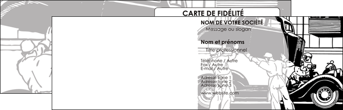 cree carte de visite garage concessionnaire automobile reparation de voiture MIDBE32136