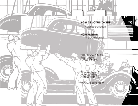 creation graphique en ligne carte de visite garage concessionnaire automobile reparation de voiture MIDBE32142