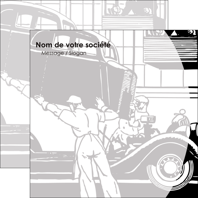 personnaliser modele de flyers garage concessionnaire automobile reparation de voiture MIDBE32164