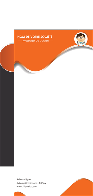 creation graphique en ligne flyers infirmier infirmiere infirmier infirmerie blouse MIDBE32220