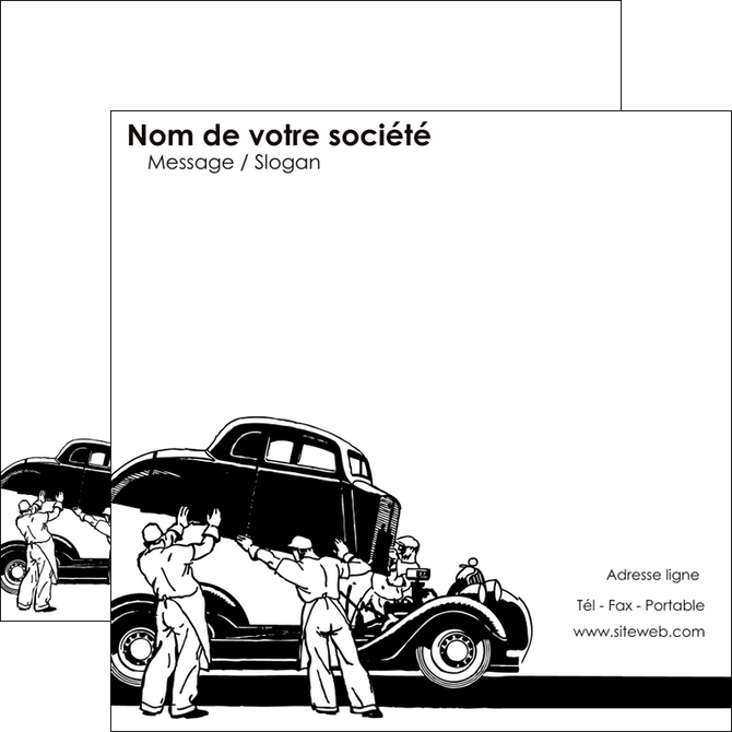 exemple flyers garage garagiste atelier de garagiste MIDBE32244