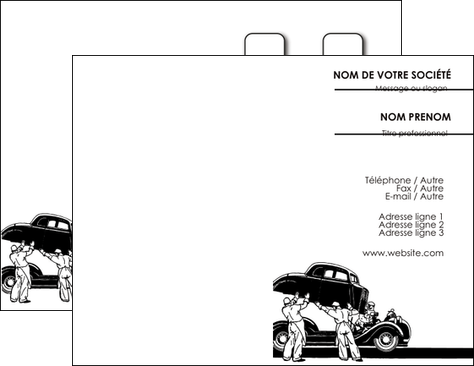 realiser carte de visite garage garagiste atelier de garagiste MIDBE32252