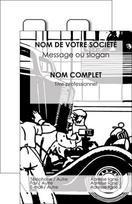 modele en ligne carte de visite garage garagiste atelier de garagiste MIDBE32320