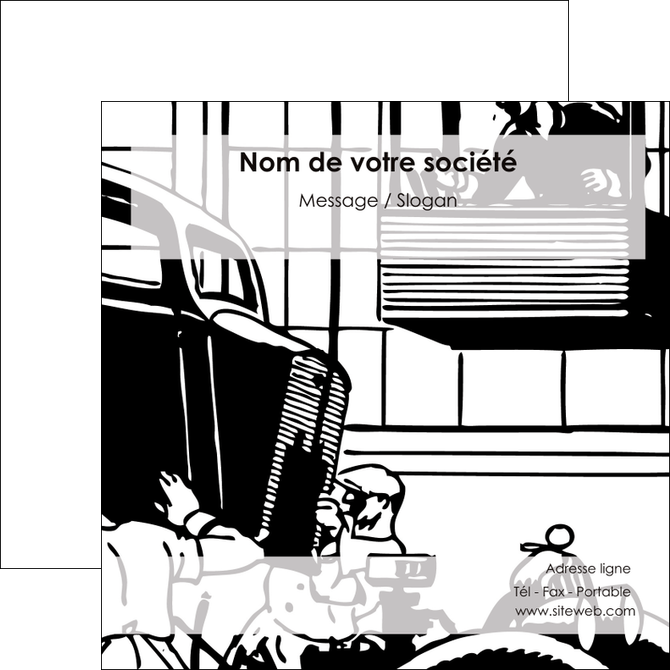 creation graphique en ligne flyers garage garagiste atelier de garagiste MIDBE32322
