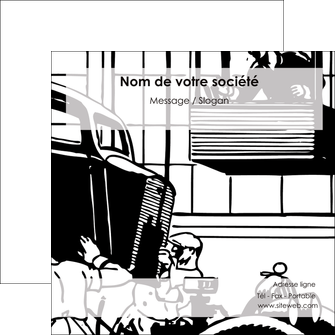 creation graphique en ligne flyers garage garagiste atelier de garagiste MIDBE32322