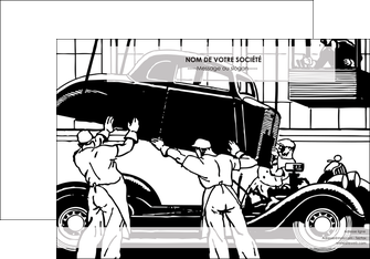 exemple affiche garage garagiste atelier de garagiste MIDBE32326