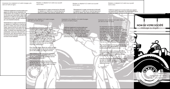 realiser depliant 4 volets  8 pages  garage garagiste atelier de garagiste MIDBE32328