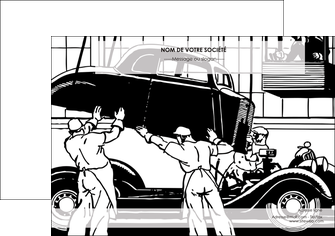 personnaliser modele de flyers garage garagiste atelier de garagiste MIDBE32332