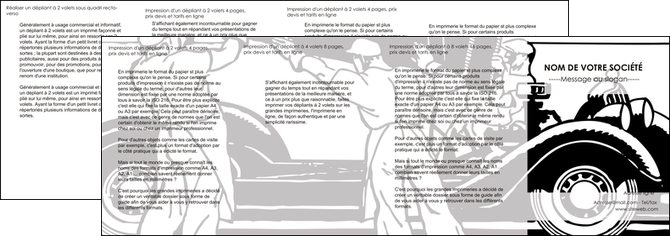 imprimerie depliant 4 volets  8 pages  garage garagiste atelier de garagiste MIDBE32334