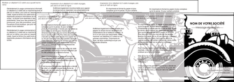 imprimerie depliant 4 volets  8 pages  garage garagiste atelier de garagiste MIDBE32334
