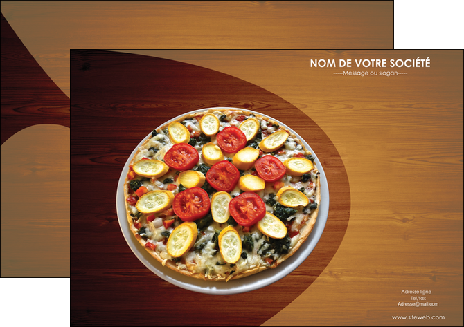 realiser affiche pizzeria et restaurant italien pizza pizzeria zone tampon MLGI32368