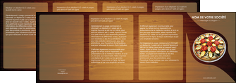 faire depliant 4 volets  8 pages  pizzeria et restaurant italien pizza pizzeria zone tampon MLGI32376