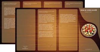 exemple depliant 4 volets  8 pages  pizzeria et restaurant italien pizza pizzeria zone tampon MLGI32382