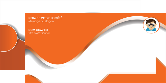 creation graphique en ligne enveloppe infirmier infirmiere opticien lunetier optometristes MIDBE32482