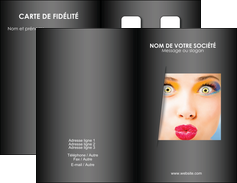 imprimer carte de visite centre esthetique  maquillage beaute couleur MLGI32526