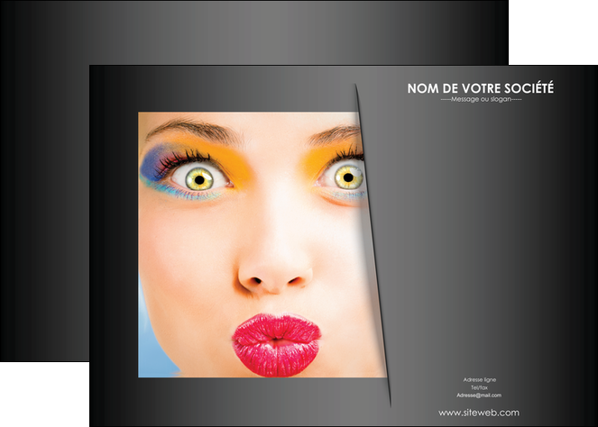 imprimerie affiche centre esthetique  maquillage beaute couleur MFLUOO32538