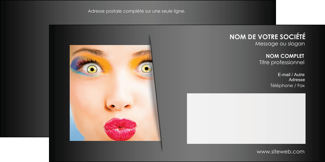 imprimerie enveloppe centre esthetique  maquillage beaute couleur MFLUOO32552
