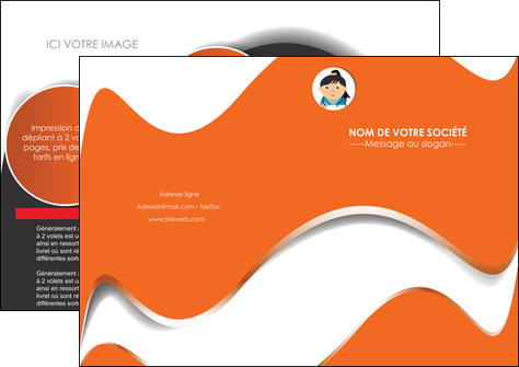 faire modele a imprimer depliant 2 volets  4 pages  infirmier infirmiere infirmiere infirmerie blouse MIDBE32576