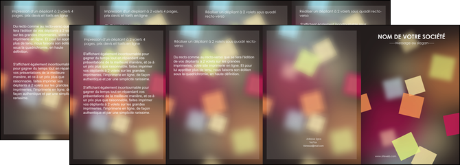 imprimer depliant 4 volets  8 pages  abstrait design texture MFLUOO32636