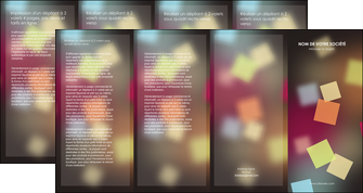 personnaliser modele de depliant 4 volets  8 pages  abstrait design texture MIF32640