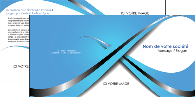 cree depliant 2 volets  4 pages  texture contexture structure MFLUOO32766