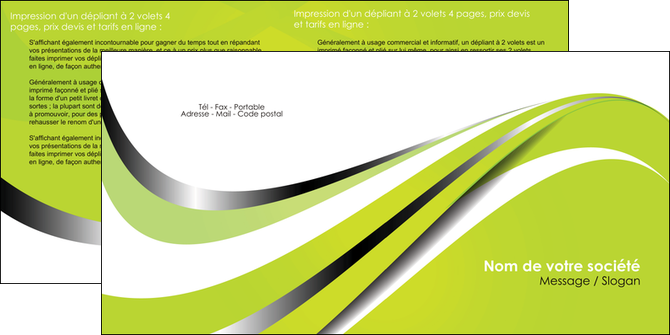 imprimerie depliant 2 volets  4 pages  texture contexture structure MFLUOO32908