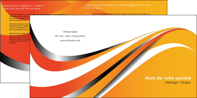 creer modele en ligne depliant 2 volets  4 pages  texture contexture structure MFLUOO33010