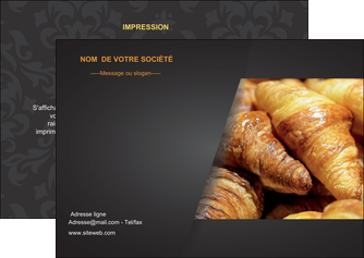 modele flyers boulangerie maquette boulangerie croissant patisserie MIF33100