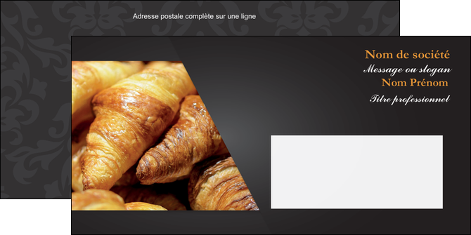 faire enveloppe boulangerie maquette boulangerie croissant patisserie MID33120