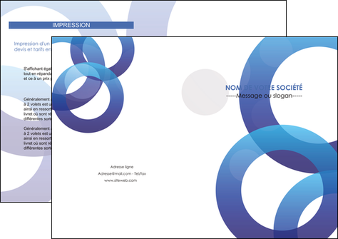 exemple depliant 2 volets  4 pages  texture contexture structure MFLUOO33142