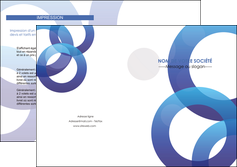 exemple depliant 2 volets  4 pages  texture contexture structure MFLUOO33142