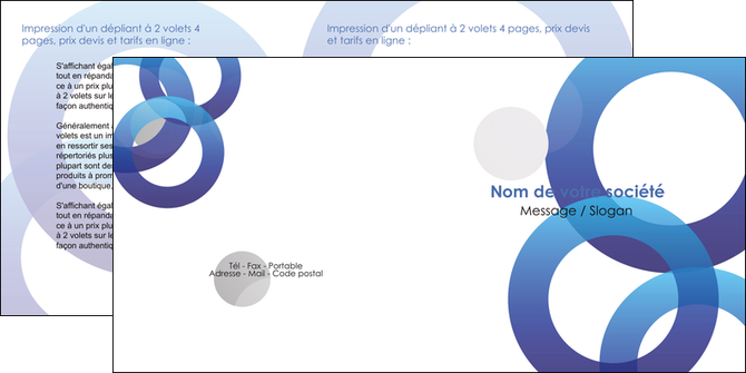 creation graphique en ligne depliant 2 volets  4 pages  texture contexture structure MFLUOO33158