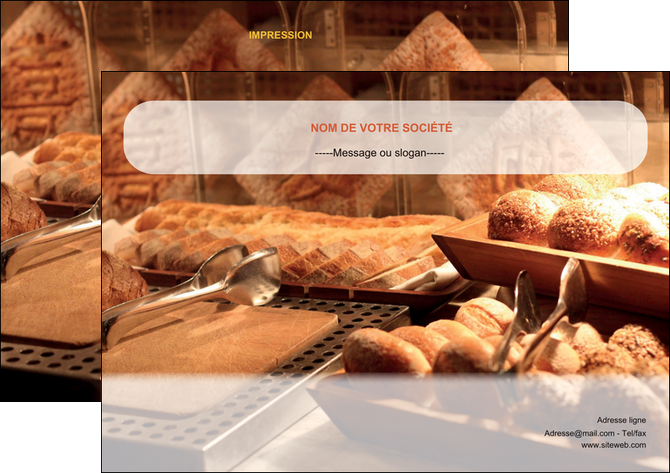 realiser flyers patisserie pain brioches boulangerie MIDLU33184