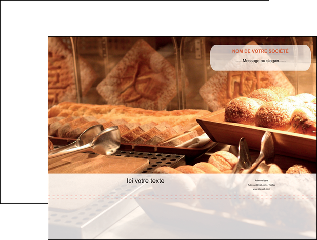 exemple pochette a rabat patisserie pain brioches boulangerie MIDLU33190