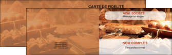 impression carte de visite patisserie pain brioches boulangerie MIDLU33196