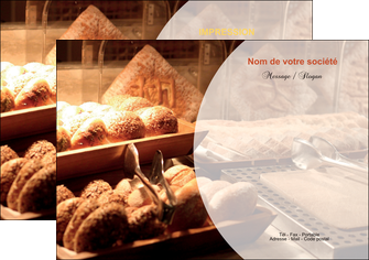 personnaliser maquette flyers boulangerie pain brioches boulangerie MLIG33264