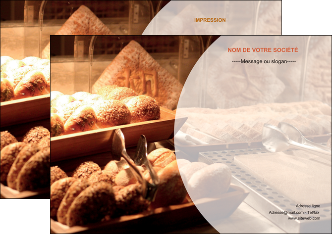 imprimer flyers boulangerie pain brioches boulangerie MLIG33274