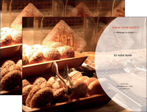 creation graphique en ligne pochette a rabat boulangerie pain brioches boulangerie MLIG33282