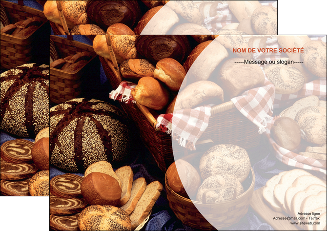 faire affiche boulangerie pain brioches boulangerie MLIG33480