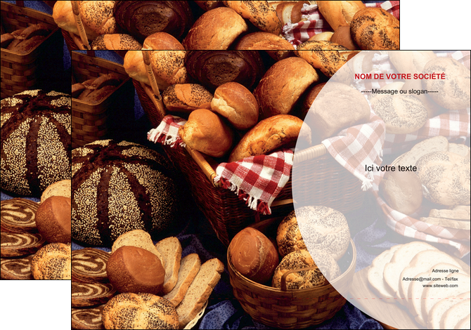modele pochette a rabat boulangerie pain brioches boulangerie MLIG33496